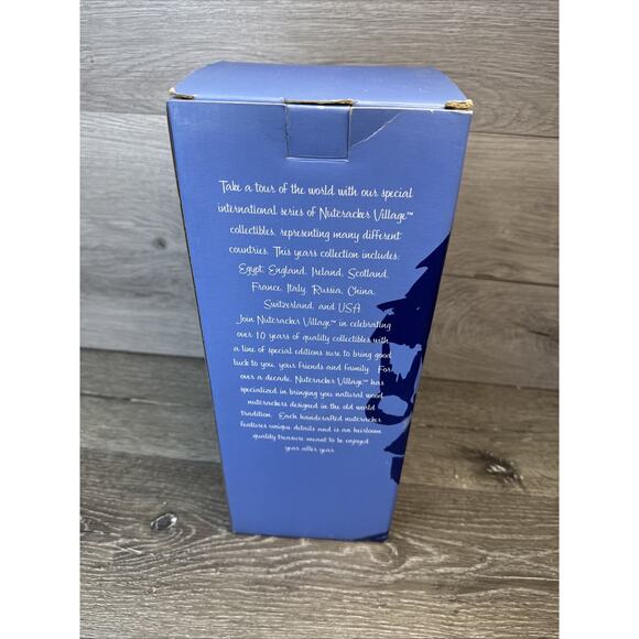 Vtg Nutcracker Village Pilgrim Woman Original Box 2005 Thanksgiving 14” Tall - Picture 2 of 9